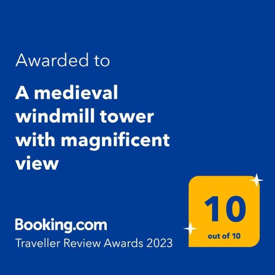 A Medieval Windmill Tower With Magnificent View Родос Экстерьер фото